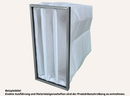 Taschenfilter 287 x 592 x 500mm M5 / ISO ePM10 50%, Met.-Rahmen