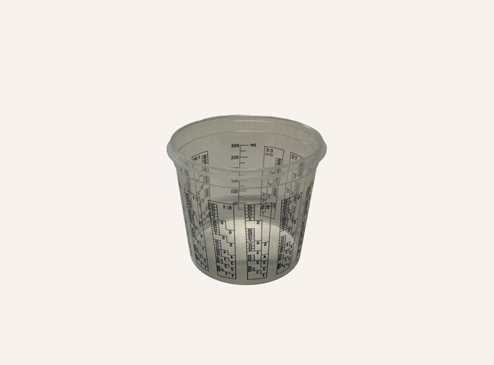 Mischbecher 0,385 Ltr. mit Skala, VPE 200 Stück